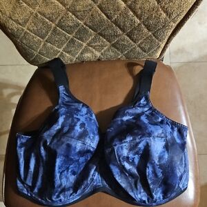 Elomi Energise Underwire Sports Bra Blue Purple Black